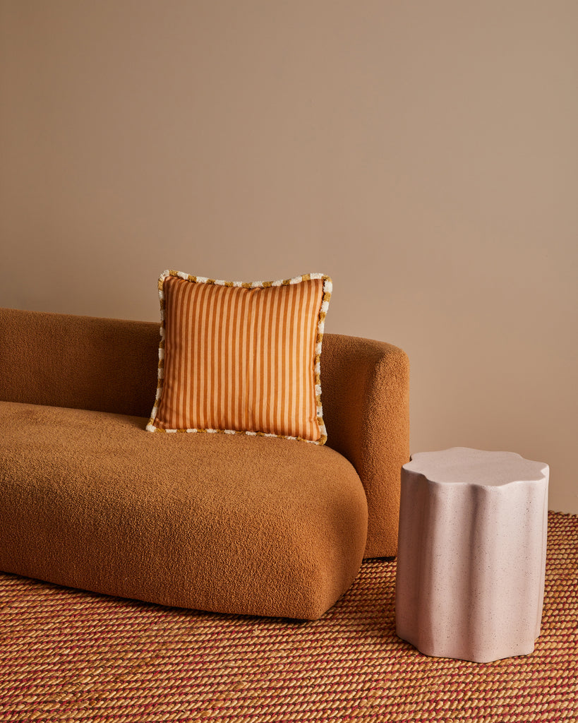 Stripe Cushion Cover - Nutmeg