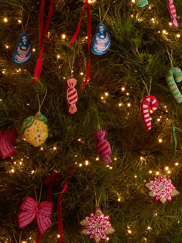 Christmas Decoration - Beaded Bon Bon