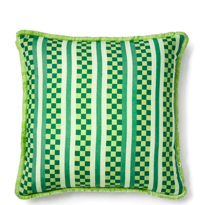 Marco Tile Cushion Cover - Green