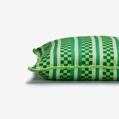 Marco Tile Cushion Cover - Green