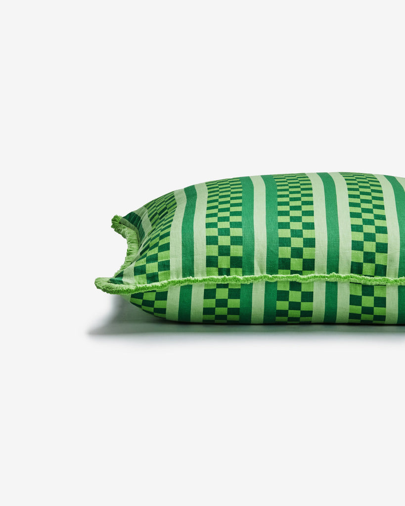 Marco Tile Cushion Cover - Green