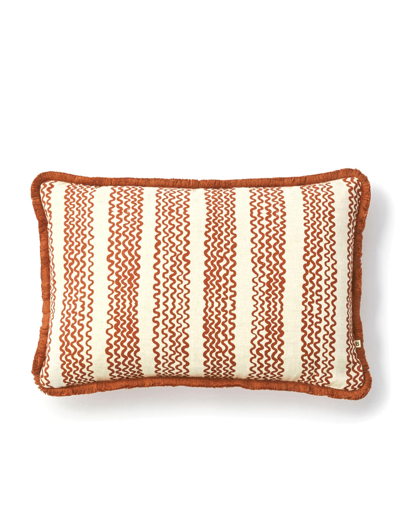 Mini Wave Cushion Cover - Cocoa