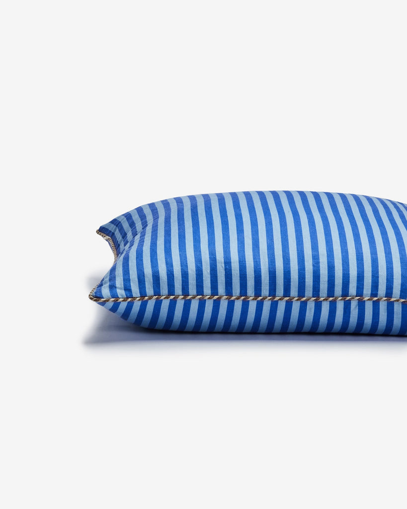 Stripe Cushion Cover - Blue