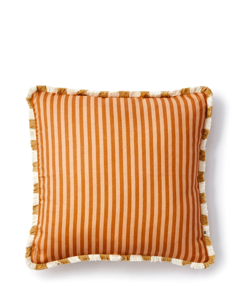 Stripe Cushion Cover - Nutmeg