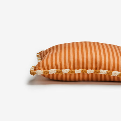 Stripe Cushion Cover - Nutmeg