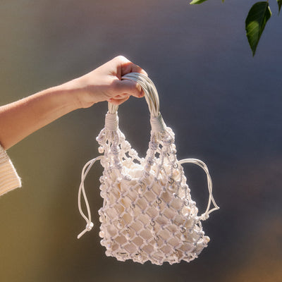 Mini Capri Slouch Bag - Oat