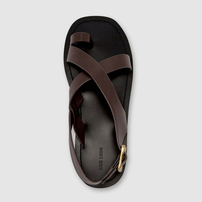Everyday Flat Sandal - Chocolate