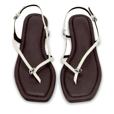 Halle Flat Sandal - Elderflower