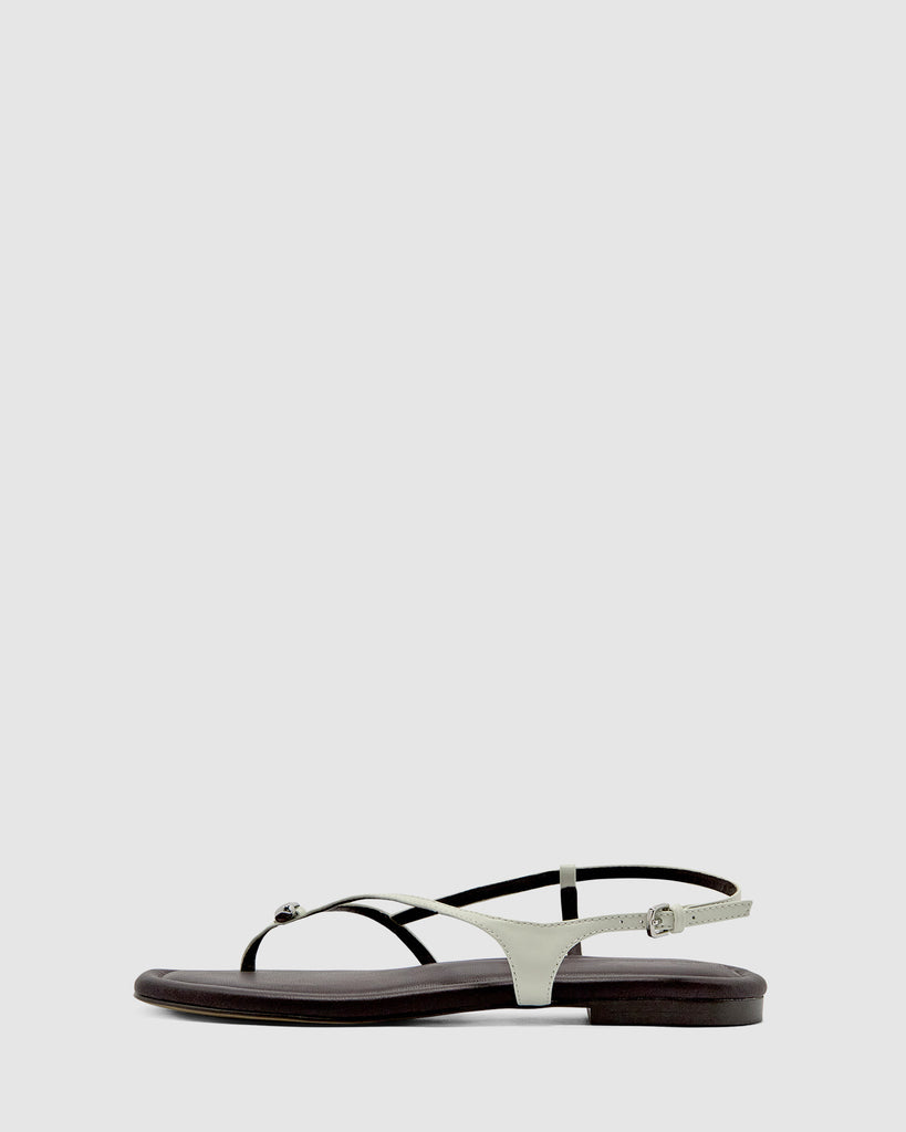 Halle Flat Sandal - Elderflower