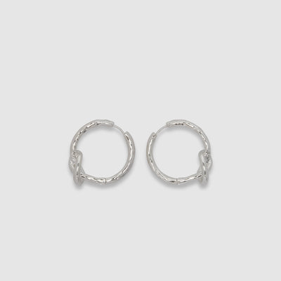 Knotted Hoop Earrings