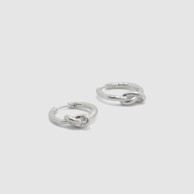 Knotted Mini Hoops