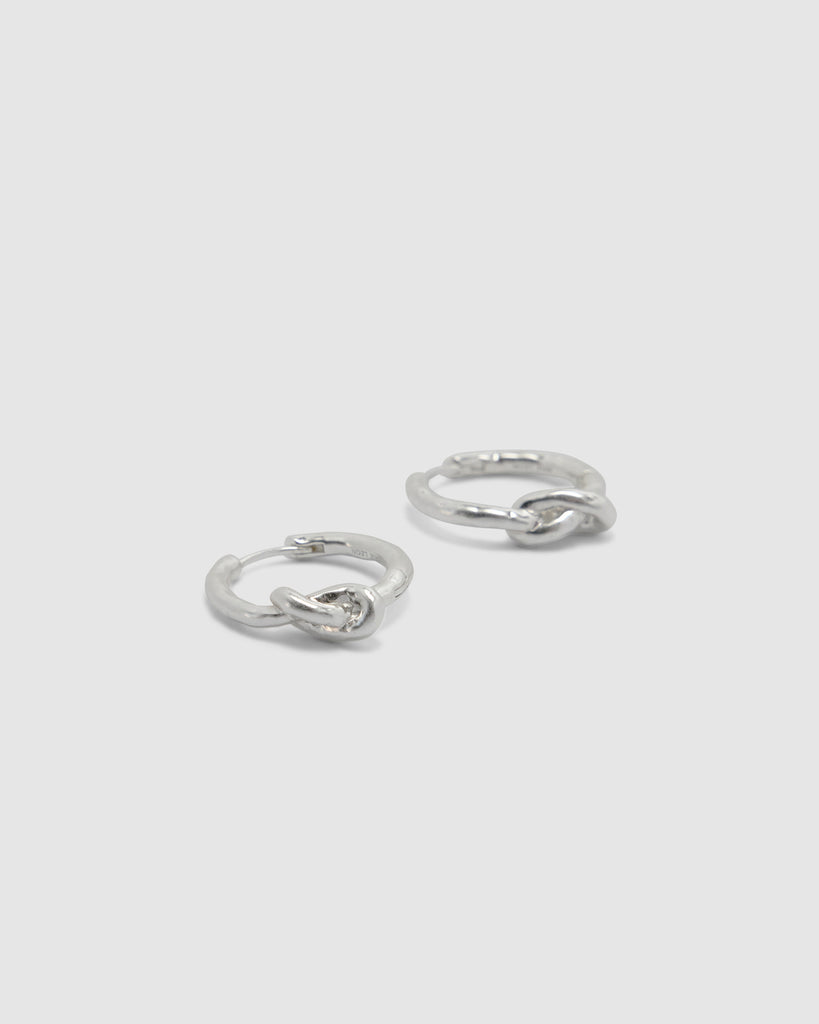 Knotted Mini Hoops