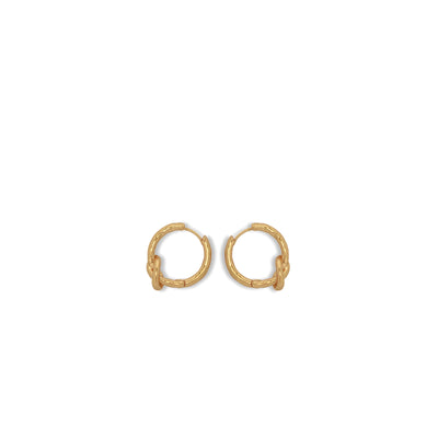 Knotted Mini Hoops