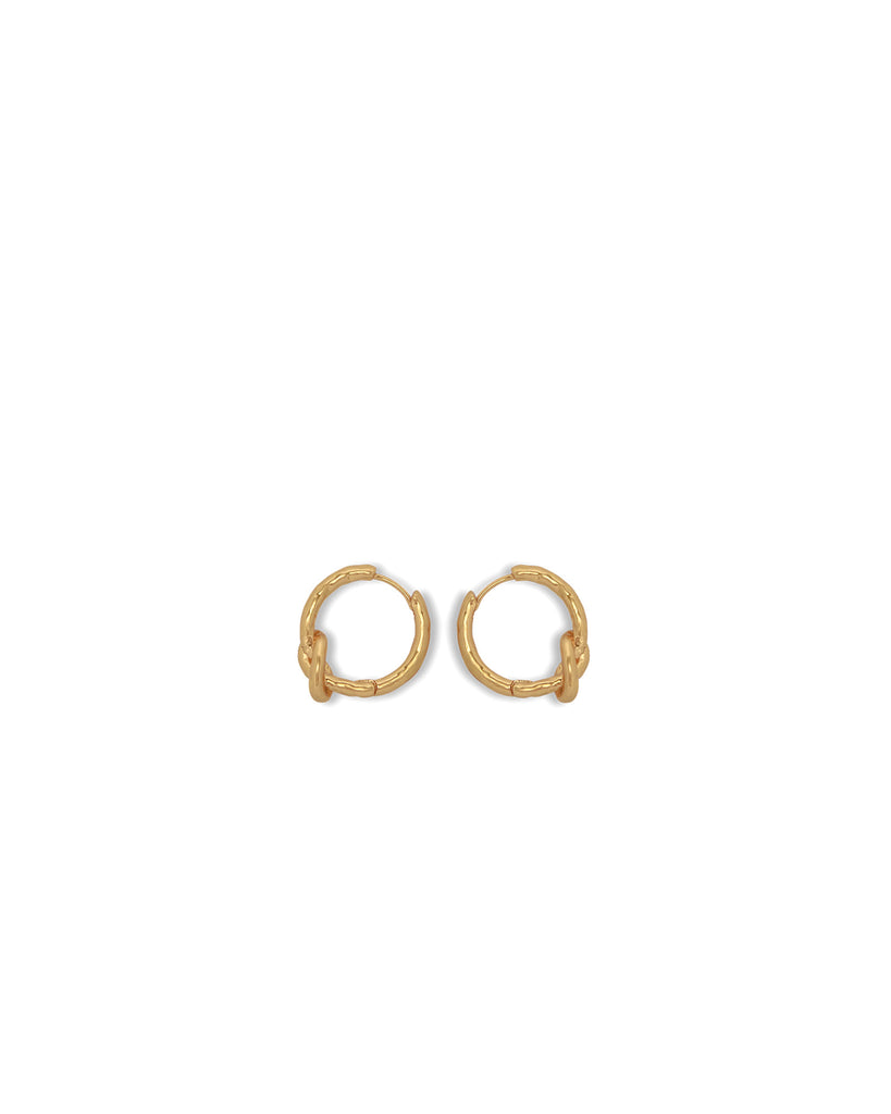 Knotted Mini Hoops
