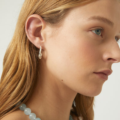 Knotted Mini Hoops
