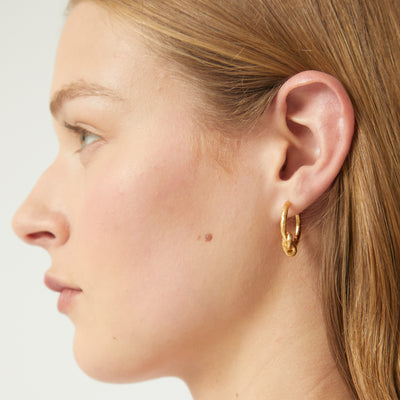 Knotted Mini Hoops