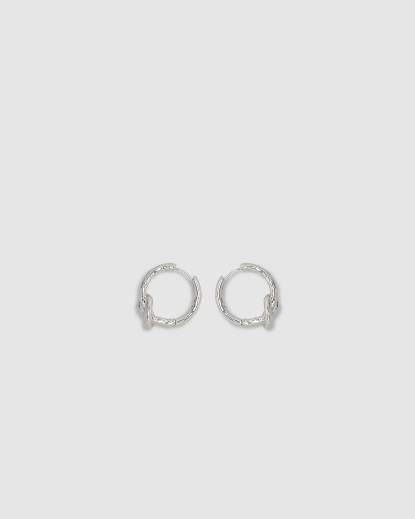 Knotted Mini Hoops