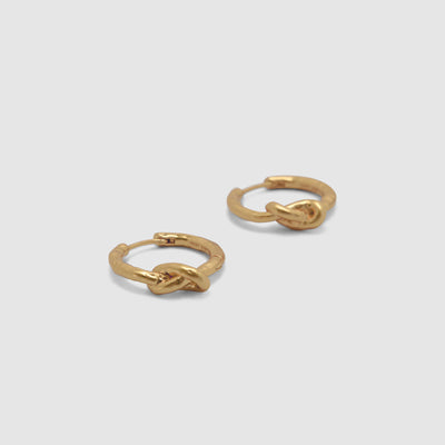 Knotted Mini Hoops