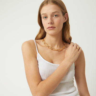 Knotted Ring - Gold