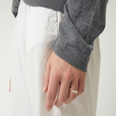 Knotted Ring - Silver