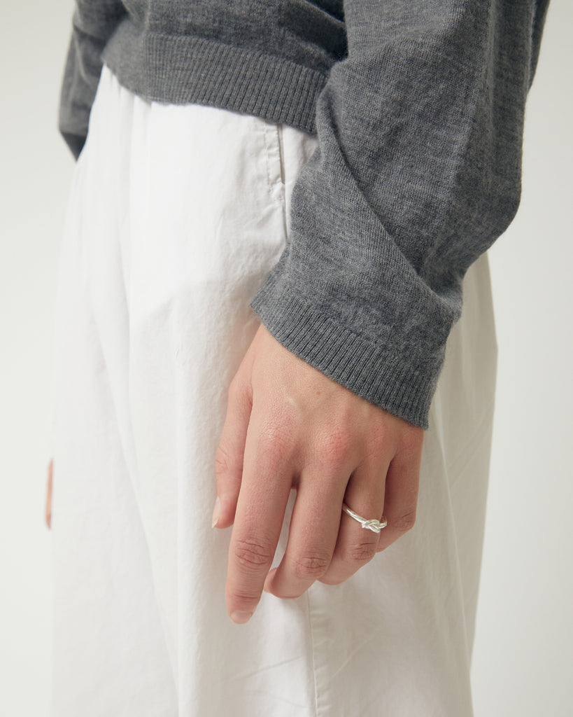 Knotted Ring - Silver