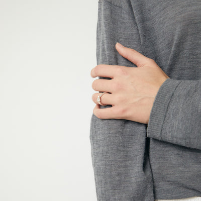 Knotted Ring - Silver