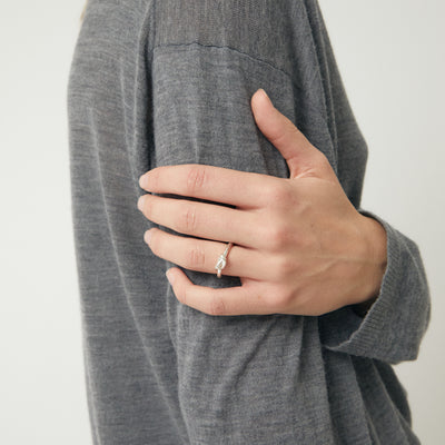 Knotted Ring - Silver