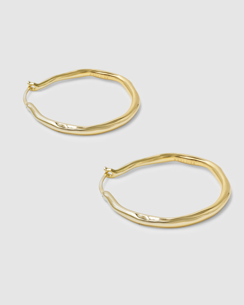 Paper Plane - Brie Leon - Large Organica Hoops