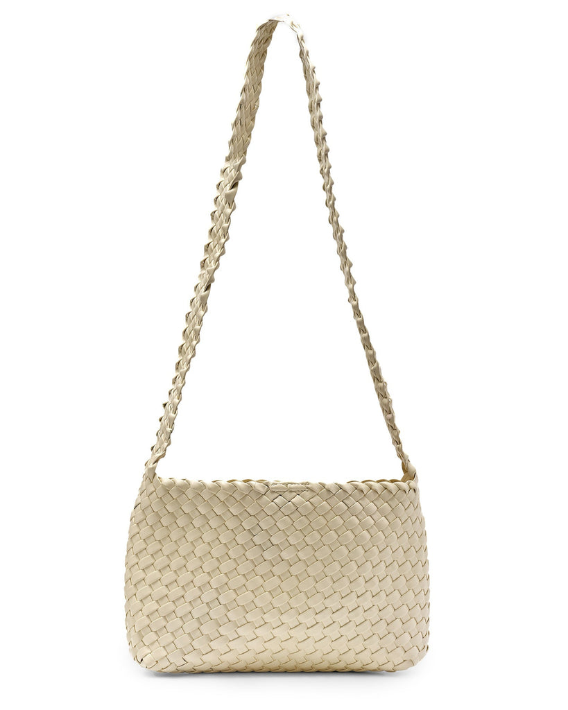 Luca Woven Crossbody Bag - Butter