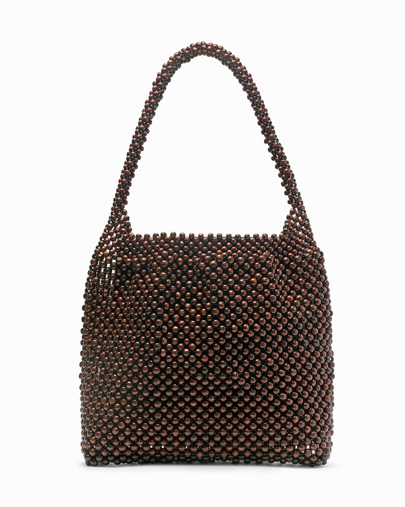 Madera Large Bead Bag - Dark Chocolate
