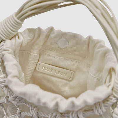 Mini Capri Slouch Bag - Oat