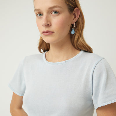 Santiago Earrings - Aquamarine