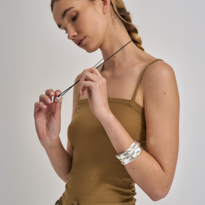 Sloane Cuff - Silver 