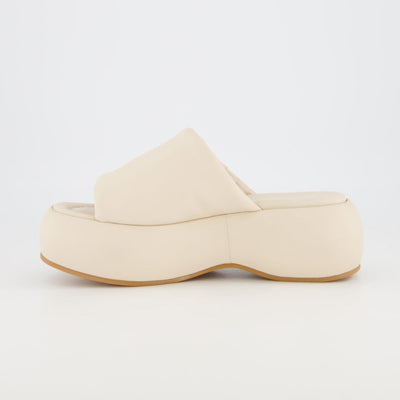 Bobby Wide Fit Mule - Shell