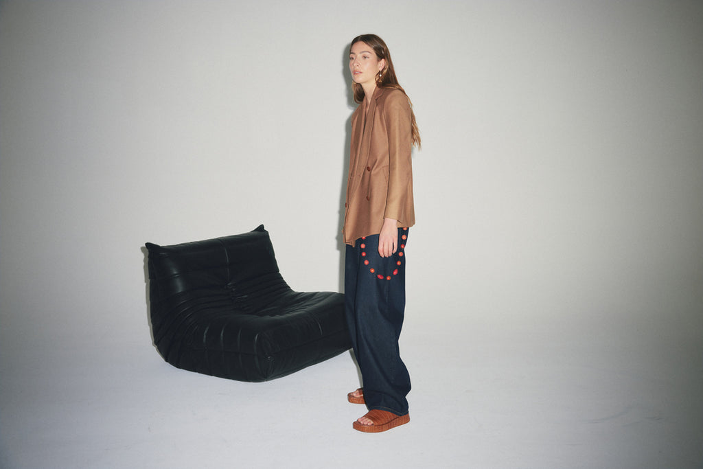 Josephine Mule - Tan Croc