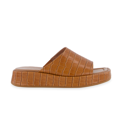 Josephine Mule - Tan Croc