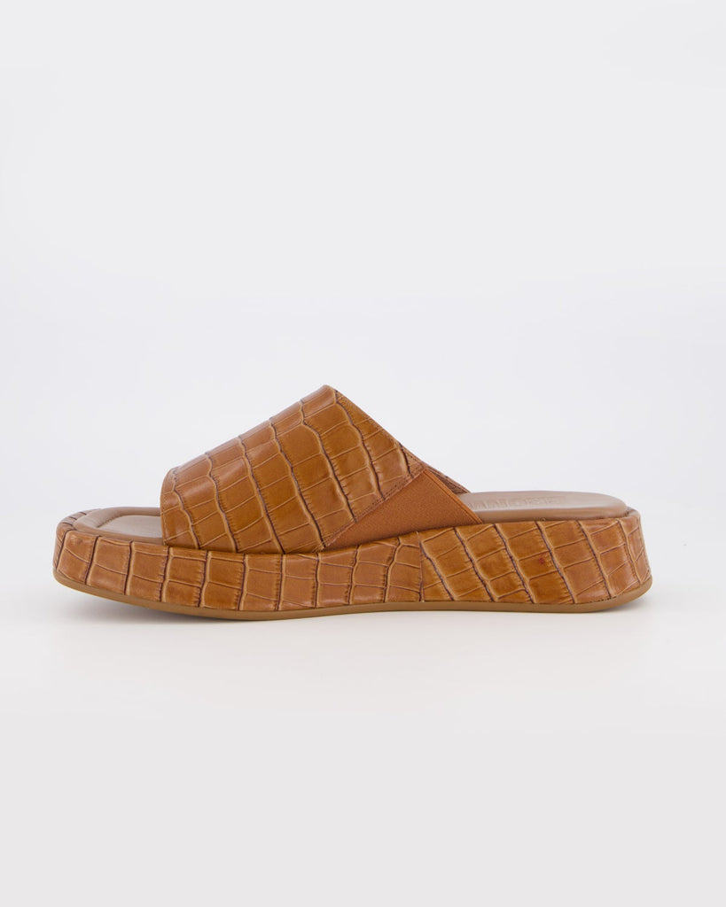 Josephine Mule - Tan Croc