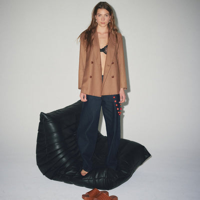 Josephine Mule - Tan Croc