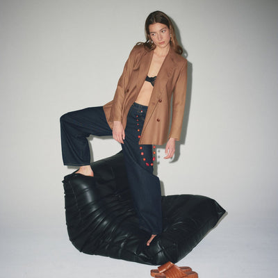 Josephine Mule - Tan Croc