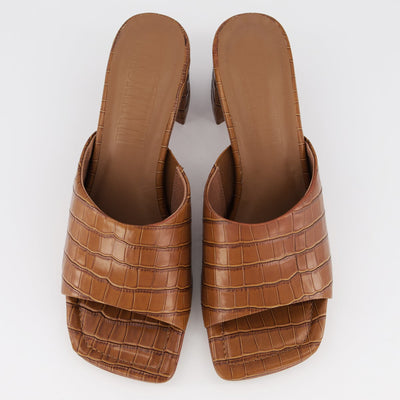 Lola Mule - Tan Croc