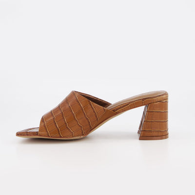 Lola Mule - Tan Croc