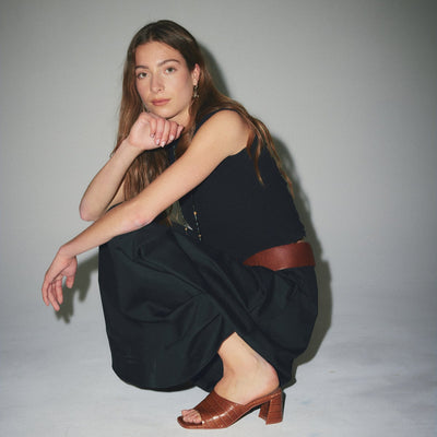 Lola Mule - Tan Croc