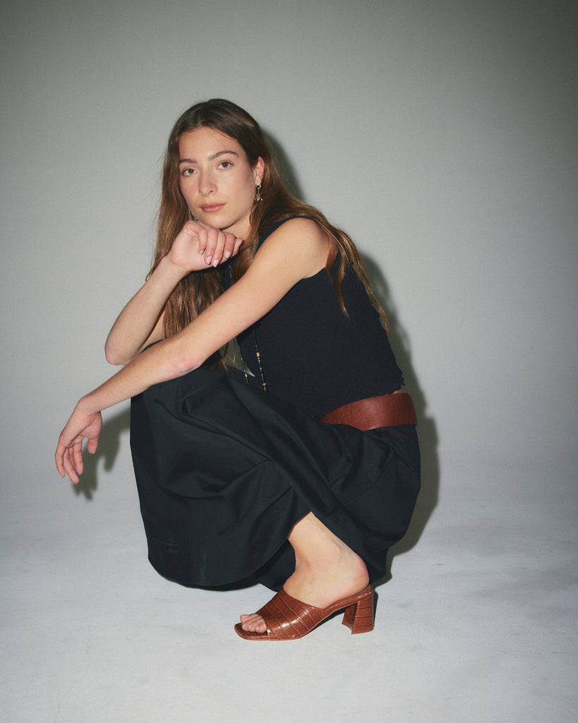 Lola Mule - Tan Croc