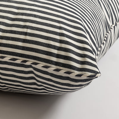 Floor Pillow - Navy Stripe