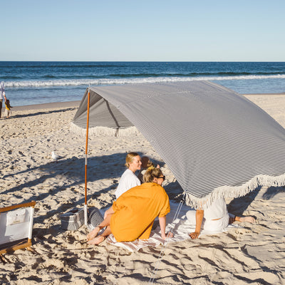 Beach Tent - Navy Stripe