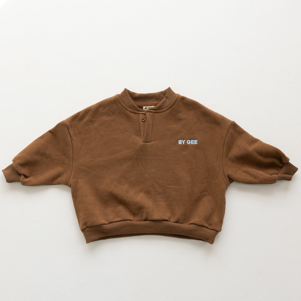 Boxy Sweatshirt - Chocolate