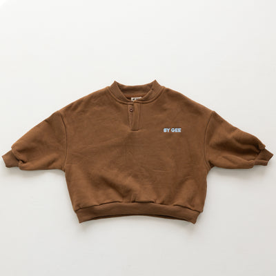 Boxy Sweatshirt - Chocolate