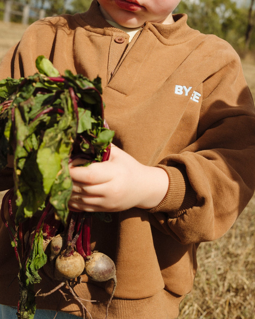 Boxy Sweatshirt - Chocolate