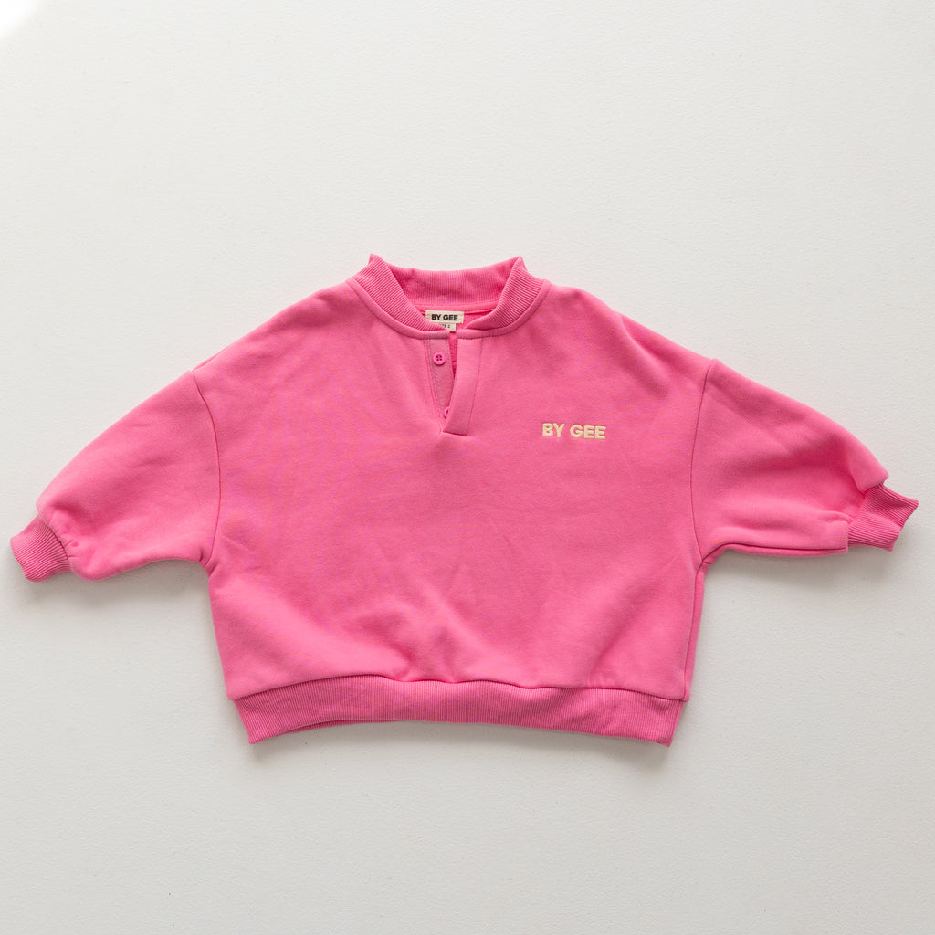 Boxy Sweatshirt - Peony