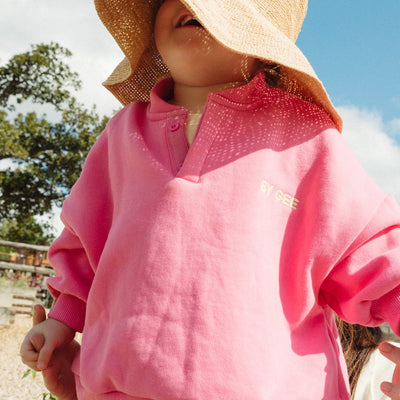 Boxy Sweatshirt - Peony